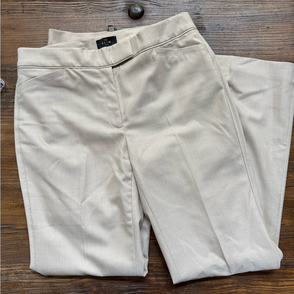 LOFT Cream Women's Trousers
